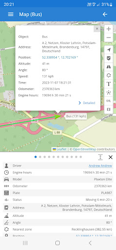 Android application GPS Server Mobile screenshort