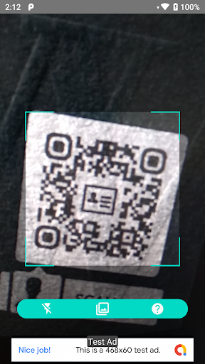 Android application QR and Barcode scanner 2K screenshort