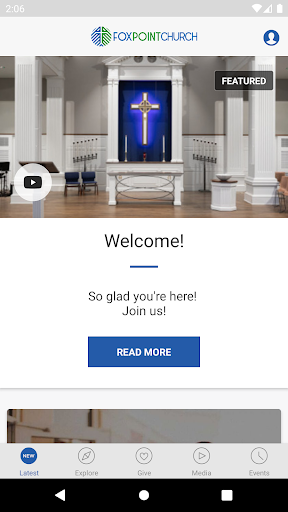 Android application Fox Point Church screenshort