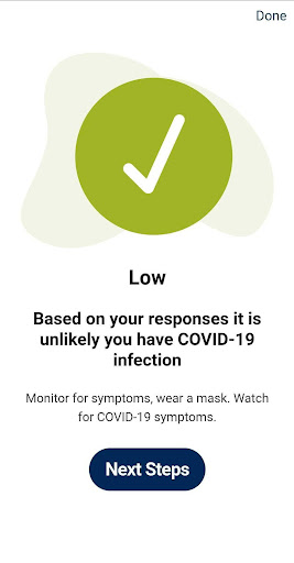 CheckCOVID Screen 3