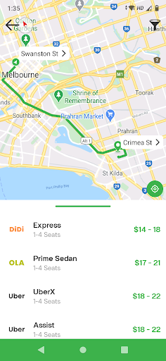 Best Ride - Compare Rideshares Screen 3