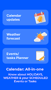 Calendar: Plan Holiday & Event