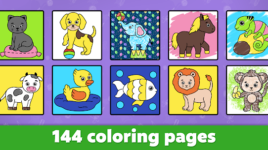Coloring games for toddlers 2+ Mod Apk (Unlocked) 5