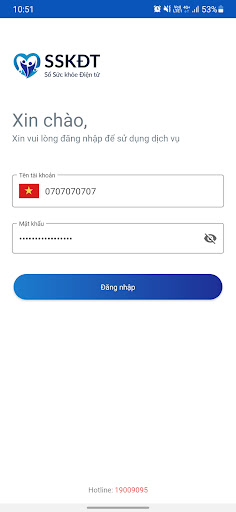 Sổ sức khỏe điện tử Bác sỹ Screen 2