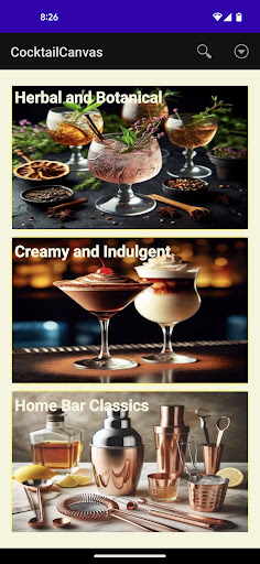 CocktailCanvas Screen 2