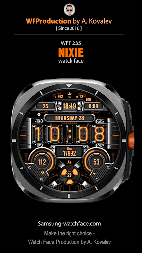 WFP 235 Nixie watch face screenshot 16