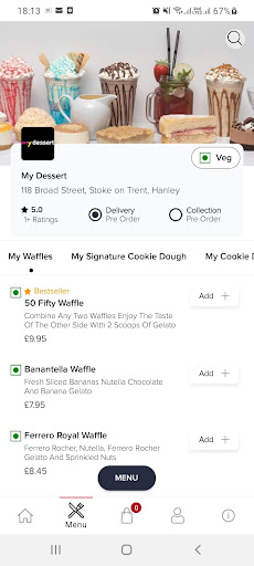 My Dessert Screen 3