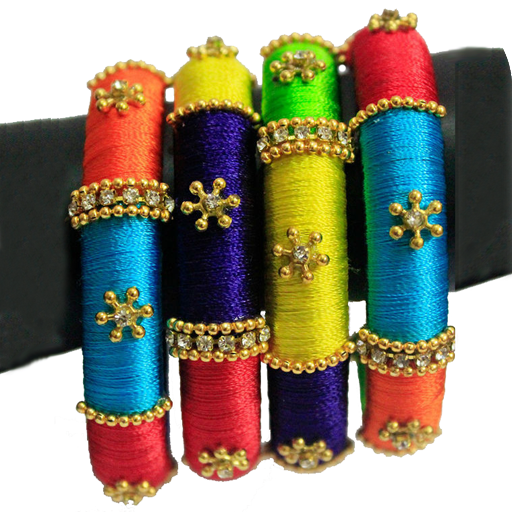 Silk Thread Bangle Designs  Icon