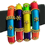 Silk Thread Bangle Designs icon