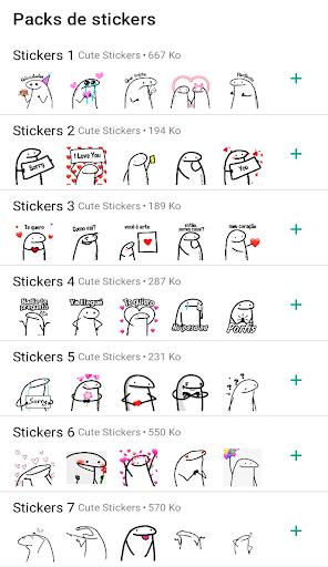 Android application Flork Stickers - WASticker screenshort