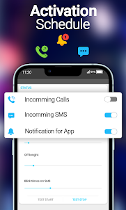 Flash Alerts on Call SMS