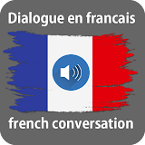 Learn French dialogues texte audio icon
