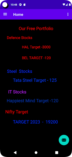 Android application Value Investor screenshort