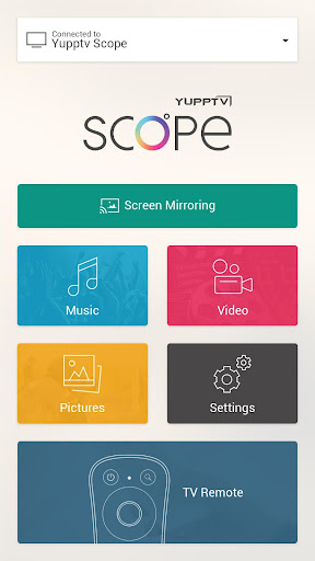 Android application YuppTV STB Remote screenshort