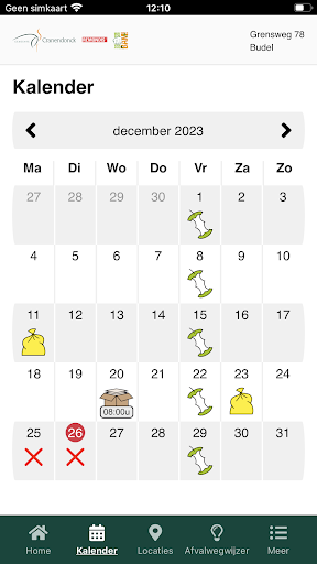 Afvalkalender Cranendonck Screen 3