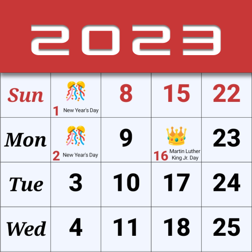 Monthly Calendar & Holiday  Icon