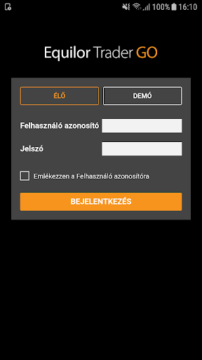 Android application Equilor Trader GO screenshort