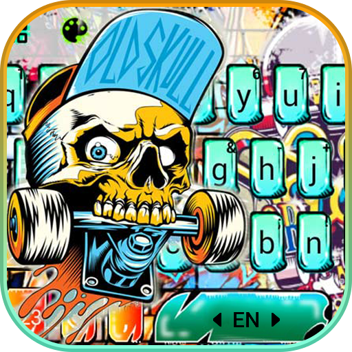 Skull Skate Graffiti Theme  Icon