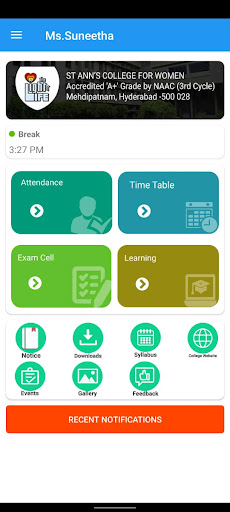 Android application StAnnsCollegeHyd-Employee screenshort