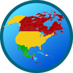Cover Image of ดาวน์โหลด Map of North America  APK