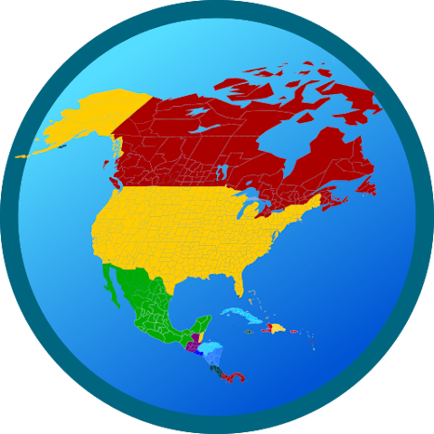 Captura 1 Map of North America android