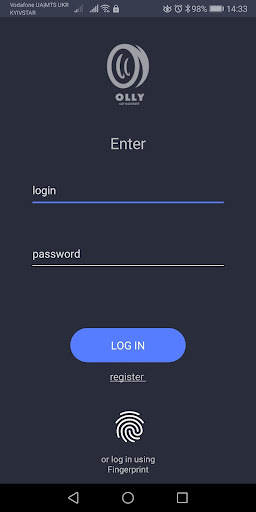 Android application OLLY Car Assistant screenshort
