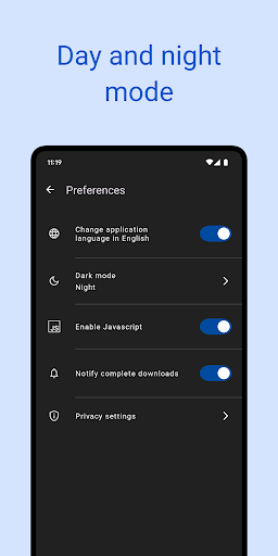 Screenshot of Download manager