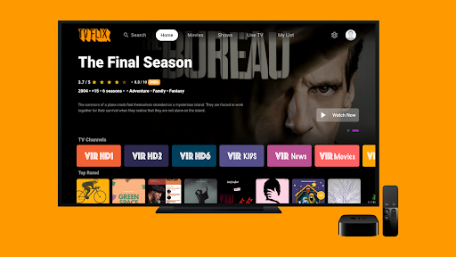 Android application Demo FlixTV screenshort
