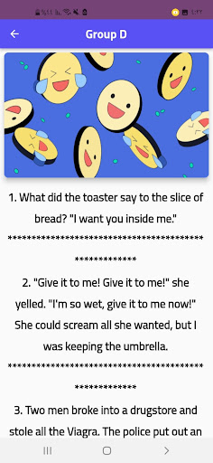 Android application Joke of the Day screenshort