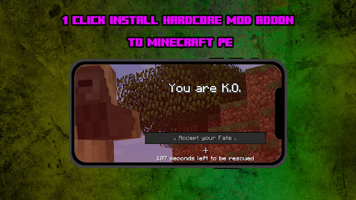 Hardcore Mod Addon Minecraft Screen 3