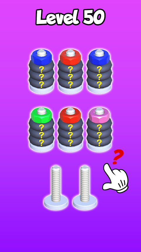 Nuts Sort: Nuts & Bolts Puzzleのおすすめ画像3