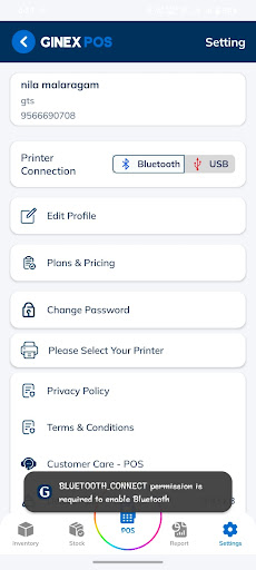 Ginex Traders Billing POS