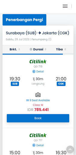 Bahagia Indah Travel Screen 3