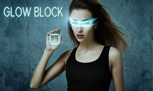 Android application Glow Block – Neon Blocks Game screenshort