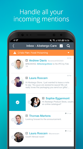Clarabridge Inbox Screen 2