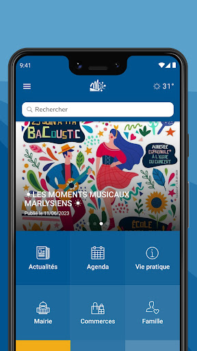 Android application Ville de Marly (Nord) screenshort