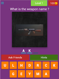 Pubg Mobile:weapons name quiz Mod Apk Download 6