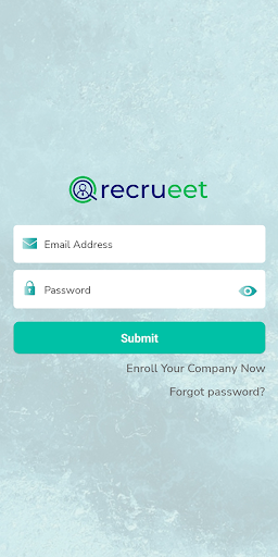 Android application Recrueet Admin screenshort