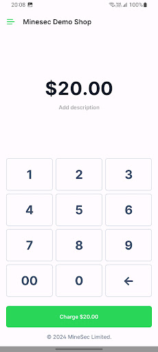Android application MineSec SoftPOS screenshort