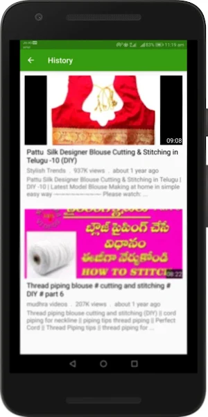 Telugu Blouse Cutting and Stitching Video Tutorial screenshot 6
