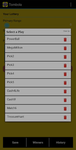 Lottery Strategy Screen 2