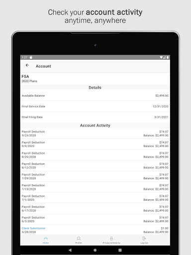isolved Benefit Services iFlex screenshot
