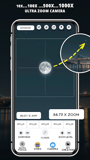 100x - 1000x Ultra Zoom Camera Screenshot 1 - AppWisp.com