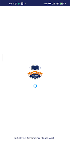 Android application ProfPrep screenshort