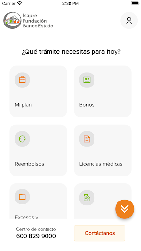 Isapre Fundación Screen 2