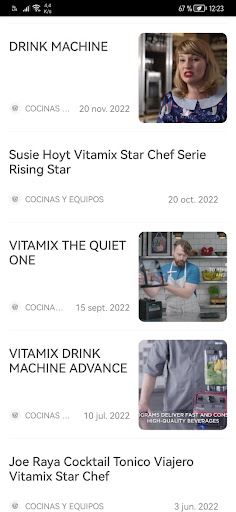 Android application COCINAS Y EQUIPOS screenshort
