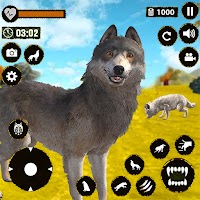 Дикие игры волков: животных 3D
