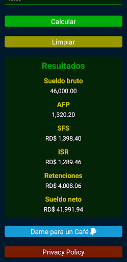 Nómina RD Screen 2