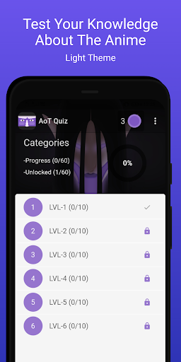 Android application AOT-Quiz screenshort