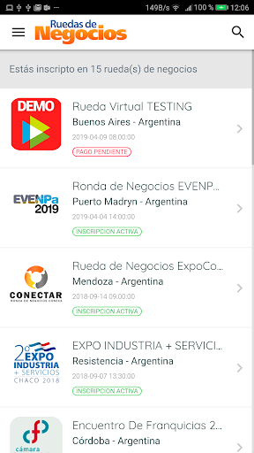 Ruedas De Negocios Screen 2